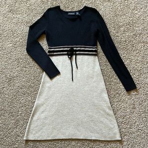 striped sweater dress